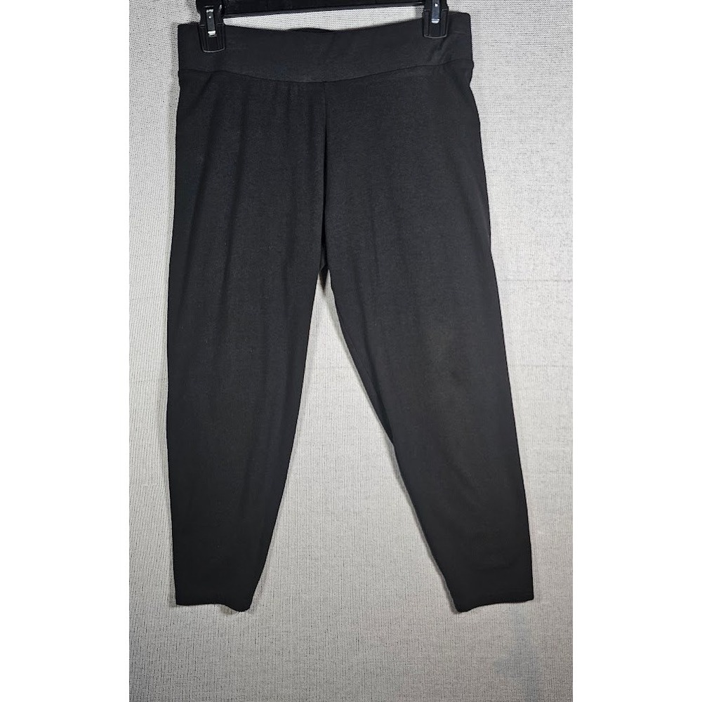 Cato Leggings Women Medium Black Excellent Cotton Blend Stretch Capri Cropped